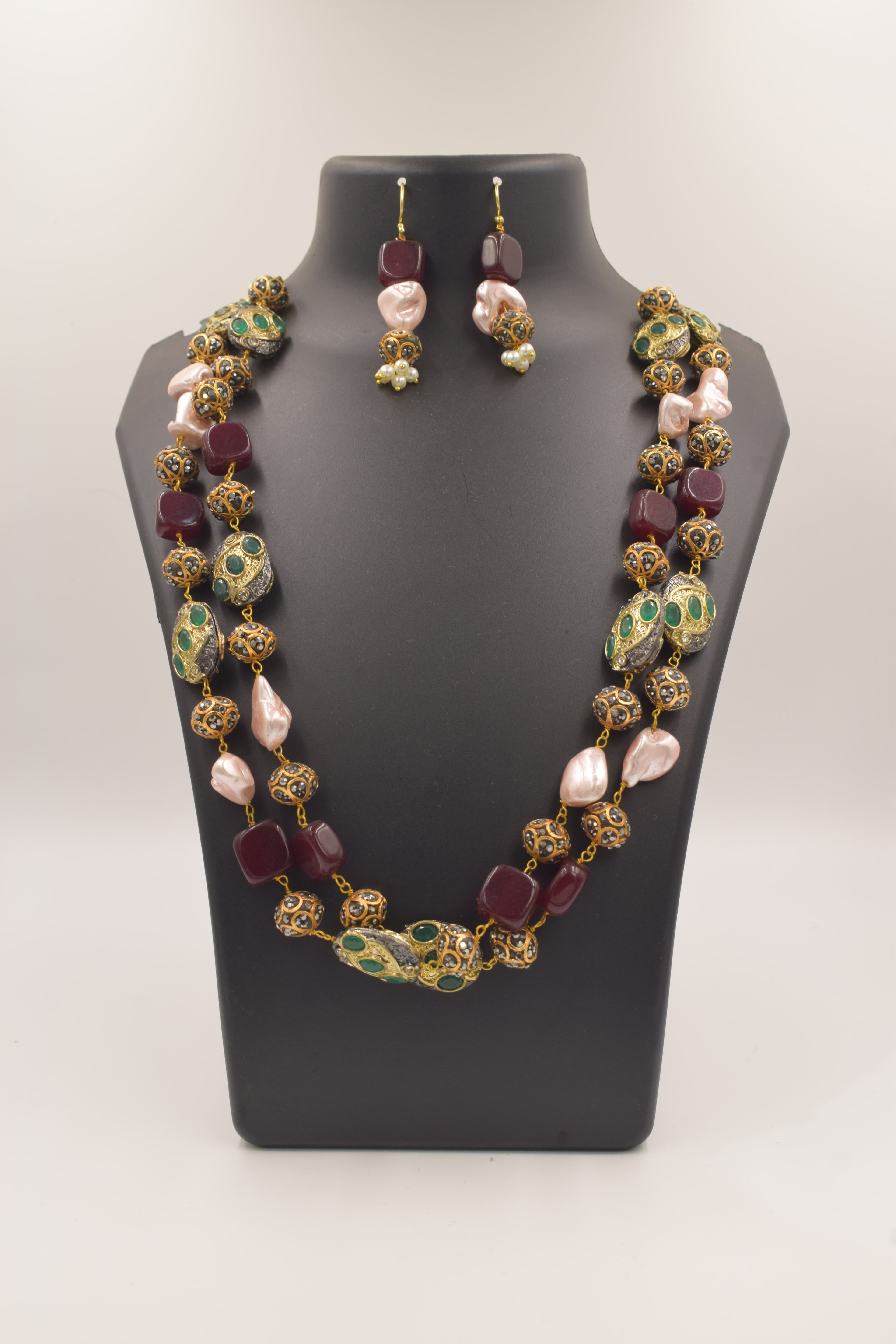 Precious Stone Jewellery Set