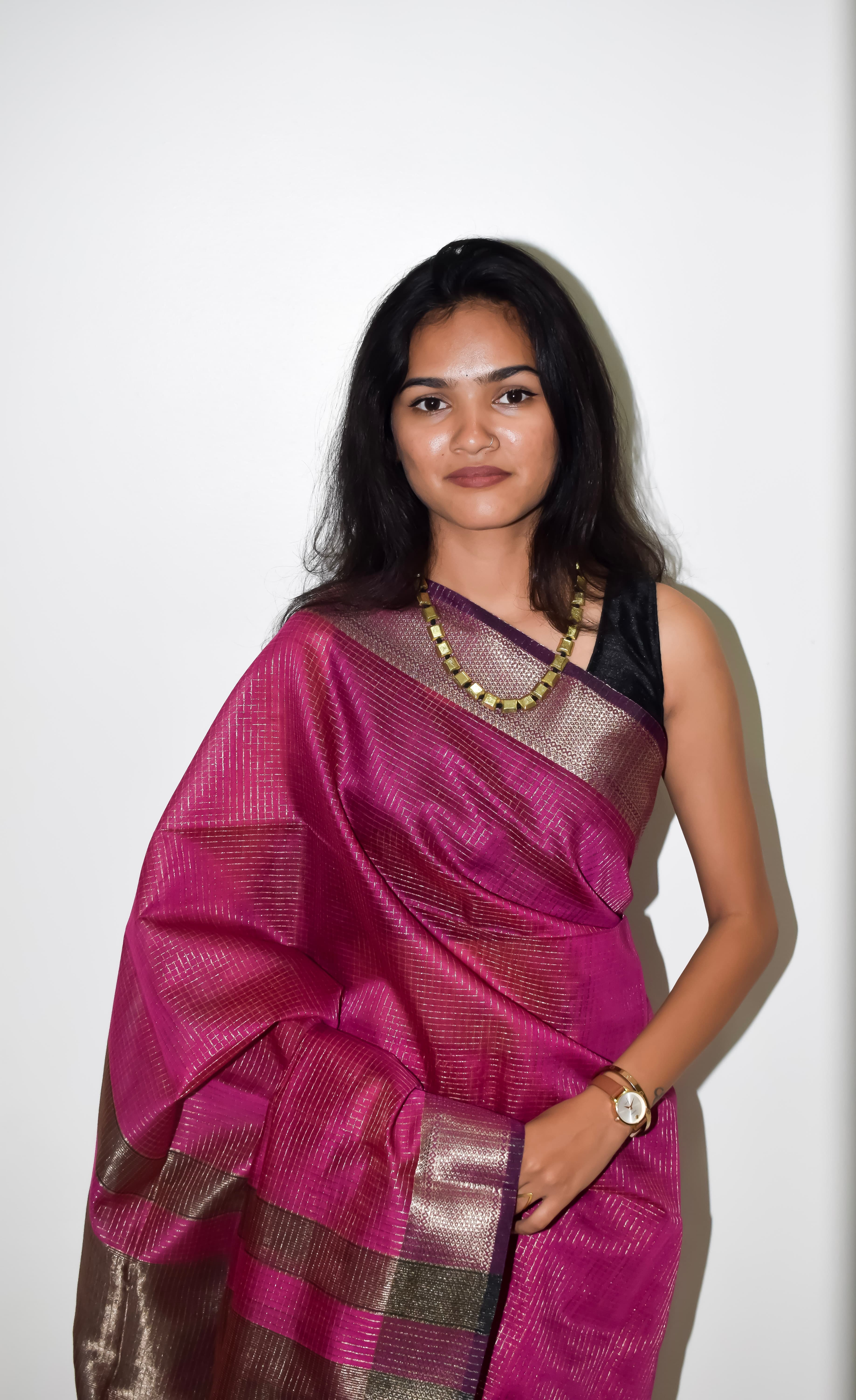 Cotton Silk Maheshwari Saree